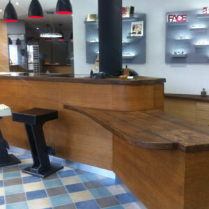 Comptoir en boir massif