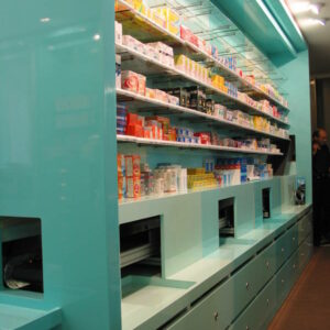 habillage sur-mesure pour un robot distributeur de médicatments