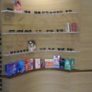 Mural présentoir lunettes cintré