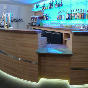 Bar lumineux à Hossegor