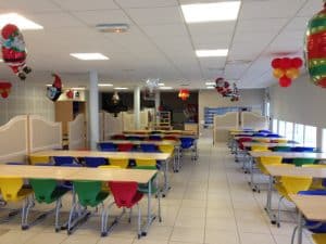 Salle de restaurant école
