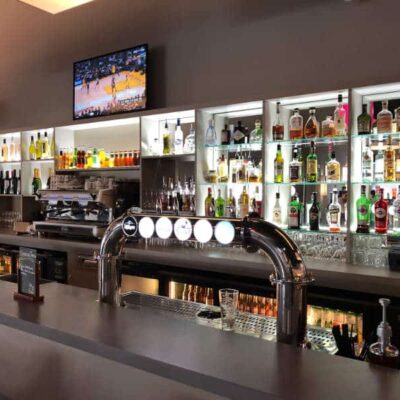 arrière bar lumineux pour le centre de loisirs dix31