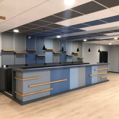 Changement de couleur de la piste du comptoir