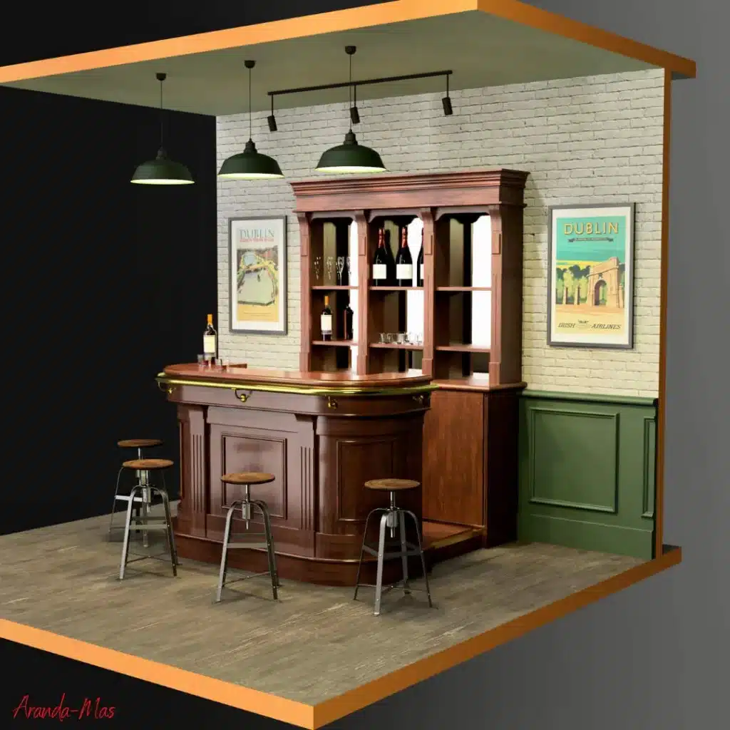 Mini-bar style Pub Anglais