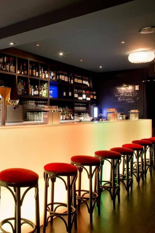 Comtpoir de bar en Corian