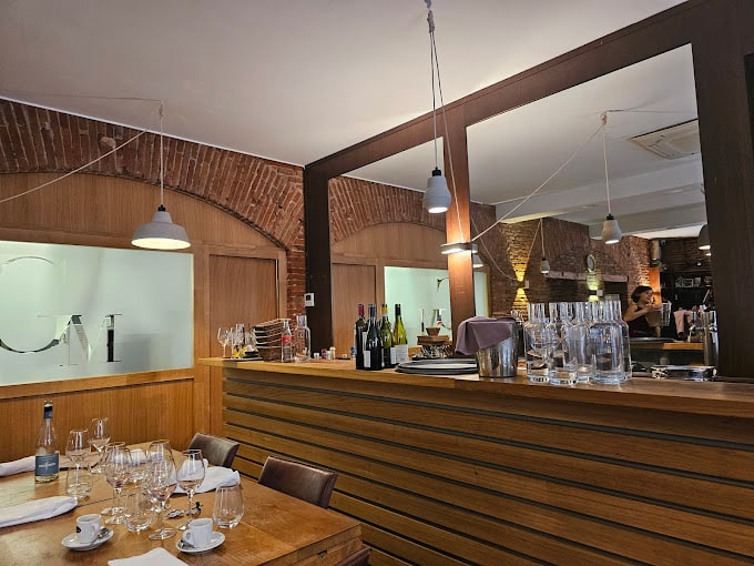 Comptoir et table en chêne